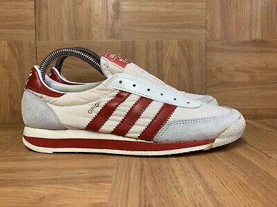 Vintage🔥 Adidas ORION Original Racer Trainer 7.5 White Red Vintage🔥 Adidas ORION Original Racer Trainer 7.5 White Red