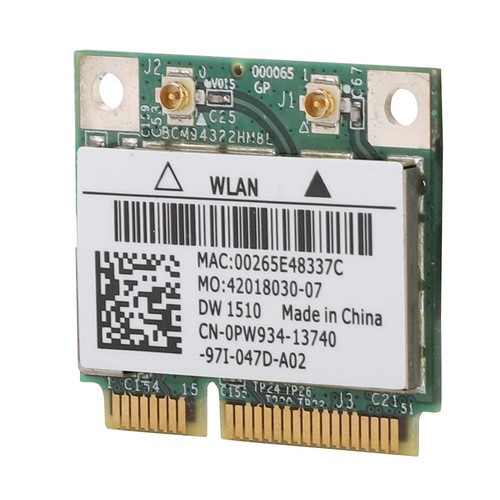BCM94322HM8L DW1510 Dual Band 300Mbps Mini PCI-E Wireless Card SG5 - Photo 7/9