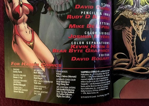 VAMPIRELLA VS. THE EUDAEMON #1 (HARRIS/Vampirella Srikes #5) June, 1996. - Picture 5 of 6