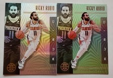 2019-20 Panini Illusions Ricky Rubio Base + Emerald Green - Phoenix Suns