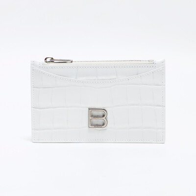 BALENCIAGA HOUR Croco gaufré fragment cuir brillant étui offres 6373711LR6Y9016