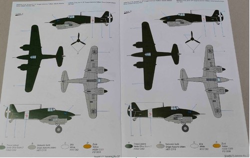 IMAM (Romeo) Ro 57 bis Italian Fighter Bomber ,1:48-Special Hobby(S.tracciata) - Foto 3 di 5