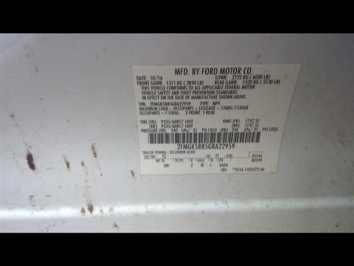 Lower Control Arm Rear Locating Arm Rear Fits 09-19 FLEX 334184 - Picture 11 of 12