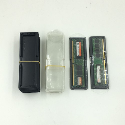10x DESKTOP RAM Packaging Storage Box Case Protective Plastic Shell #F7