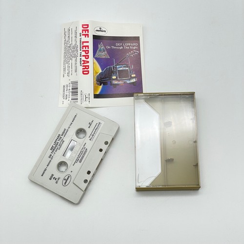 Vintage Def Leppard - On Through The Night - Cassette Tape 1986 Mercury - Metal - 第 1/4 張圖片