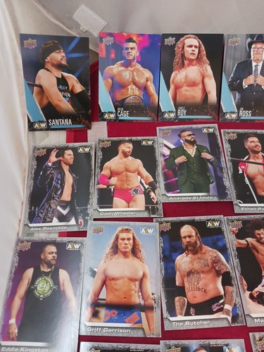 AEW Upper Deck 80 Card Lot - Match Used - # /199 CM Punk - Ethan Page - Moxley - Picture 16 of 22