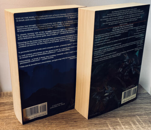 THE EYE OF THE WORLD / THE GREAT HUNT by Robert Jordan SC 1st Ed- FIRST PRINTS!! - Foto 2 di 7