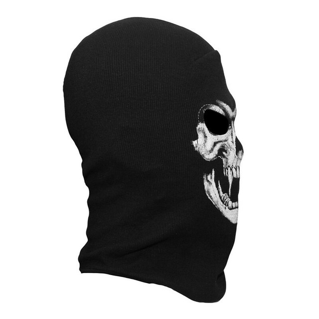 Fangs GRIM Mask Grim Reaper Ghost Skull Cosplay Costume Balaclava Halloween