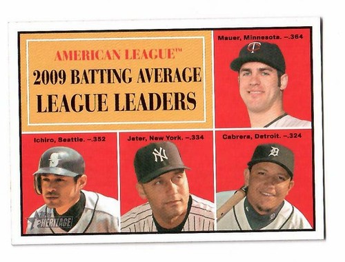 2010 Topps Heritage #1 - #225 - Finish Your Set - You Pick - Picture 42 of 218