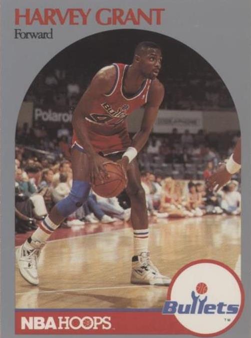 1990-91 NBA Hoops - Harvey Grant #297 - 1 of 2