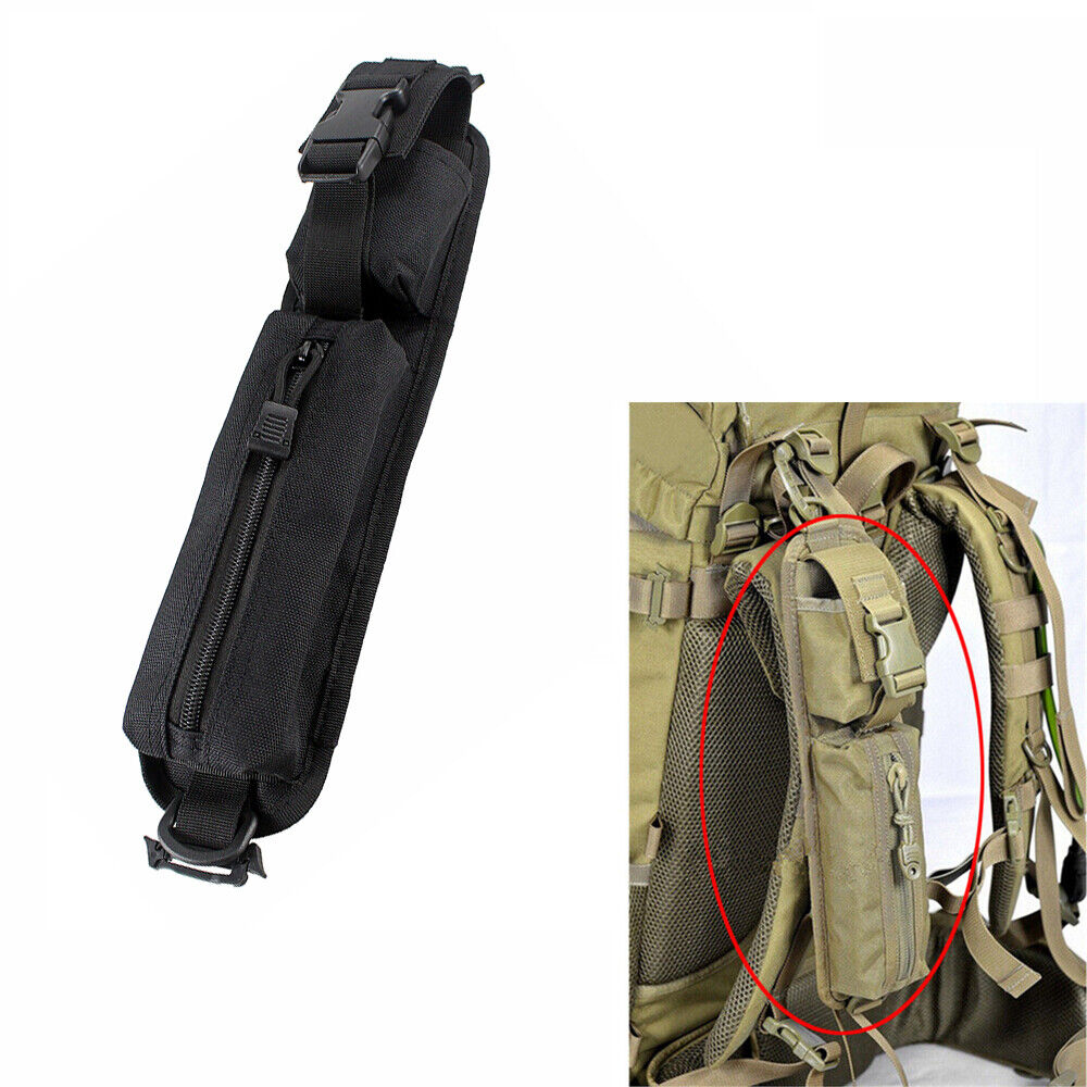 Tactical Backpack Strap Pouch Outdoor Tools Pouch Accessories | eBay