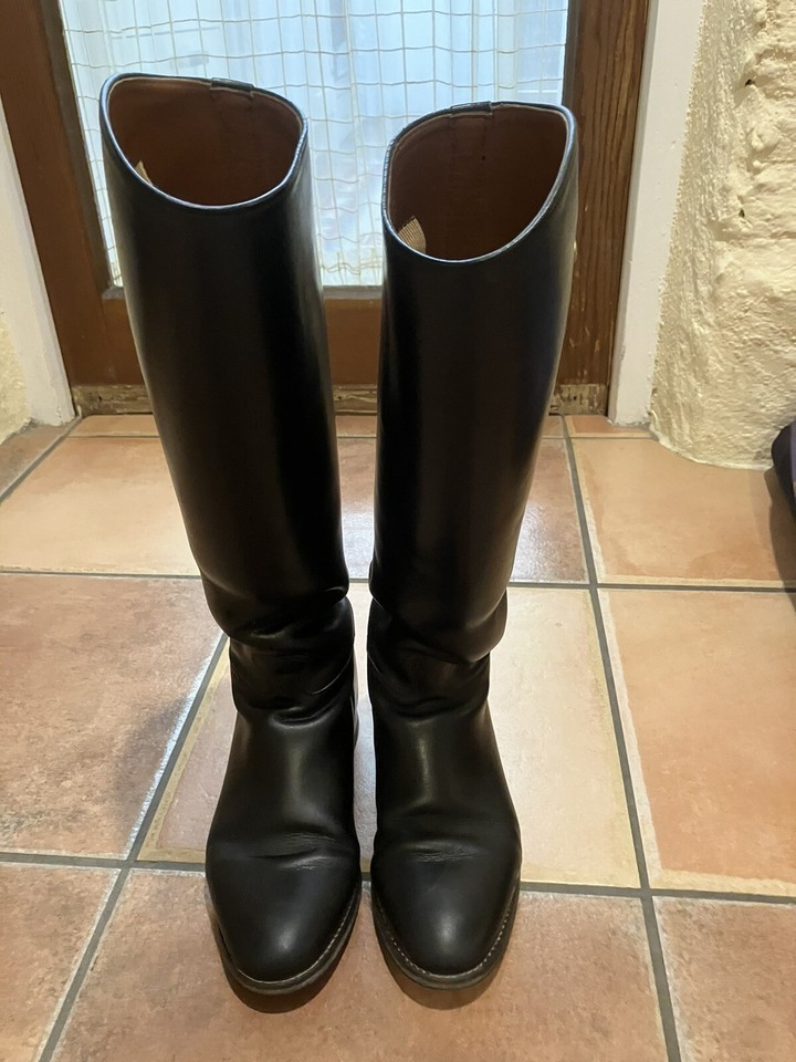 Sergio Grasso Leather Riding Boots Size 5 eBay