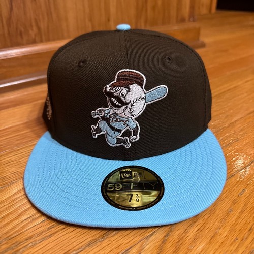 Cincinnati Reds New Era 59FIFTY Muddy Waters Oreo Color Pack Brown/Blue Cap Hat - Picture 2 of 7