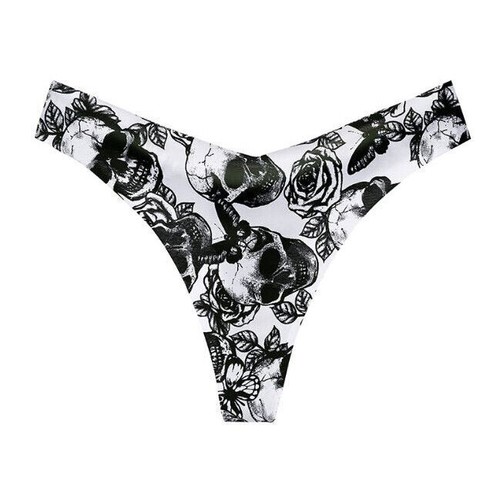 5 Packs Lot Sexy Womens Seamless Panties Thongs High Cut Silky Bikinis Underwear - Bild 2 von 10
