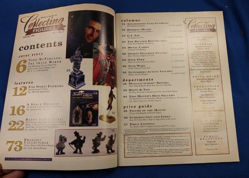 Collecting Figures Magazine Spawn February 1995 Todd McFarlane Aikman Toys - Picture 5 of 5