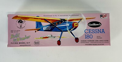 Guillow's Cessna 180 Flying Balsa Scale Model Kit 601