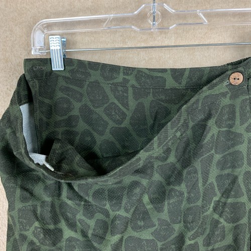 Falda de mujer Teddi 2X (38x36) verde floral maxi envolvente estampado de animales hawaianos - Imagen 15 de 16