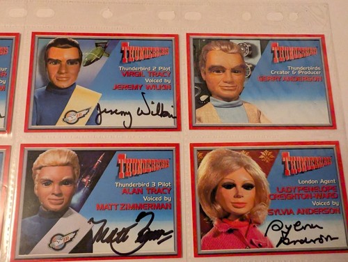 Thunderbirds Autograph Cards Set Of 8 - Bild 3 von 5