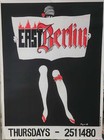 EAST BERLIN burlesque original 1980s club theatre stark Sydney POSTER