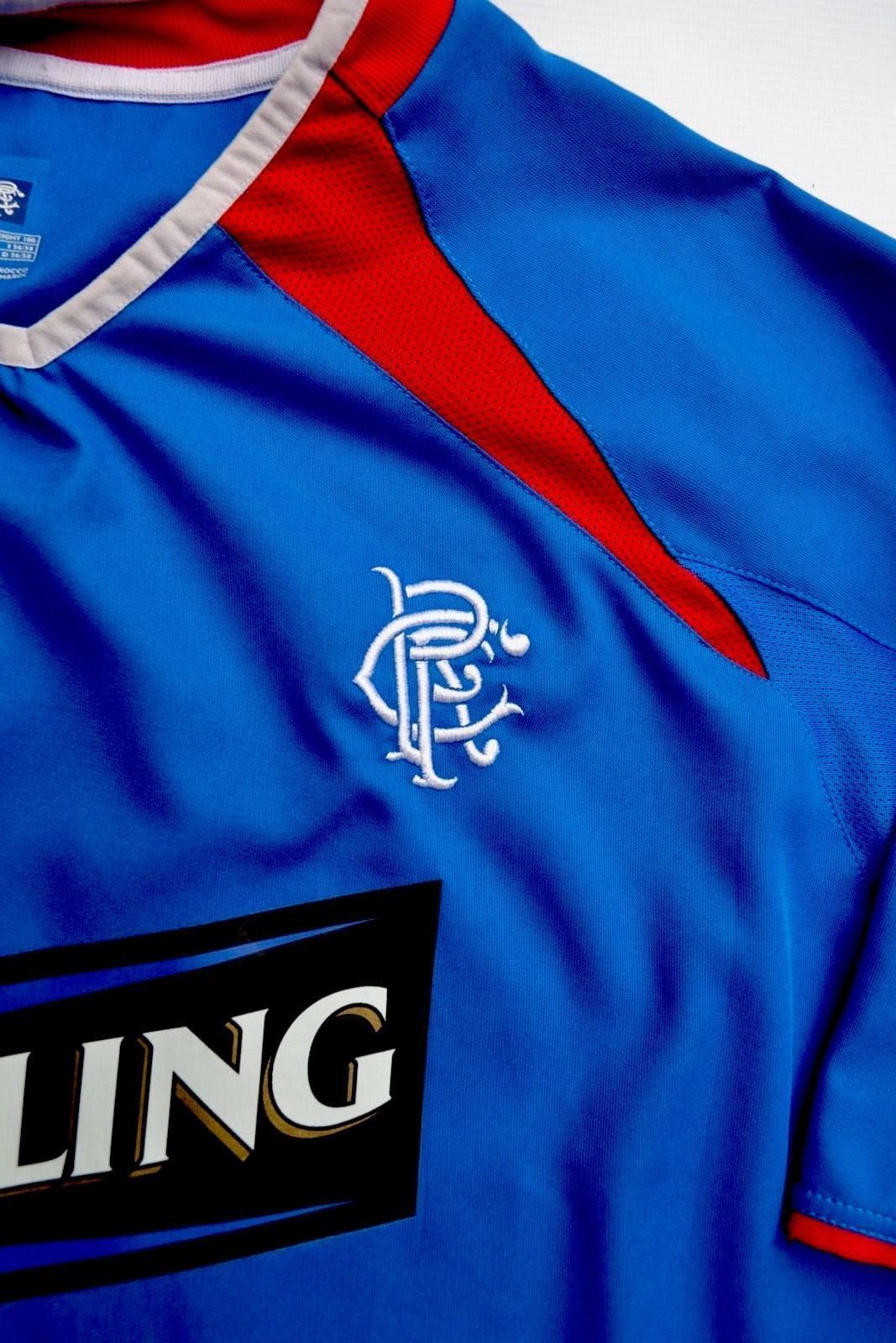 GLASGOW RANGERS 2003/05 HOME (2XL) SCOTLAND SH/SLEEVE DIADORA BLUE SOCCER SHIRT Beperkte VERKOOP, goedkoop