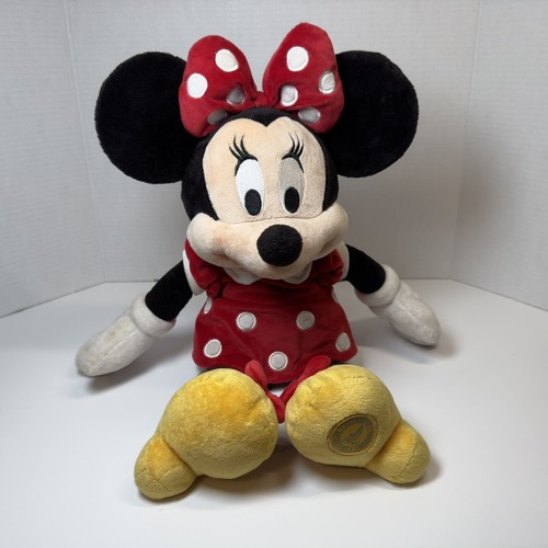 Disney Parks Minnie Mouse 20 Zoll Plüschtier authentisch Original rot gepunktetes Kleid - Bild 2 von 15
