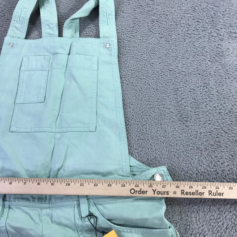 LF Markey Jumpsuit Womens 10 Fitted Flare Dungaree Blue 70s Style Overall Casual - Image 4 of 4