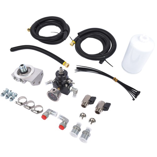 Regulated Return Fuel Filter Kit for Ford OBS 7.3L Powerstroke 1994-1997 F250 - Picture 3 of 14