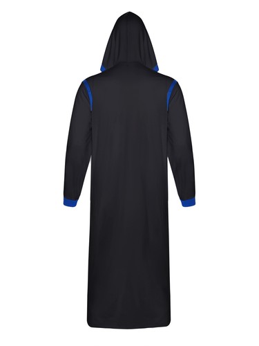 Men Islamic Robe Moroccan-themed Arab Caftan Eye-Catching Muslim Hoodie Adult - Picture 30 of 70