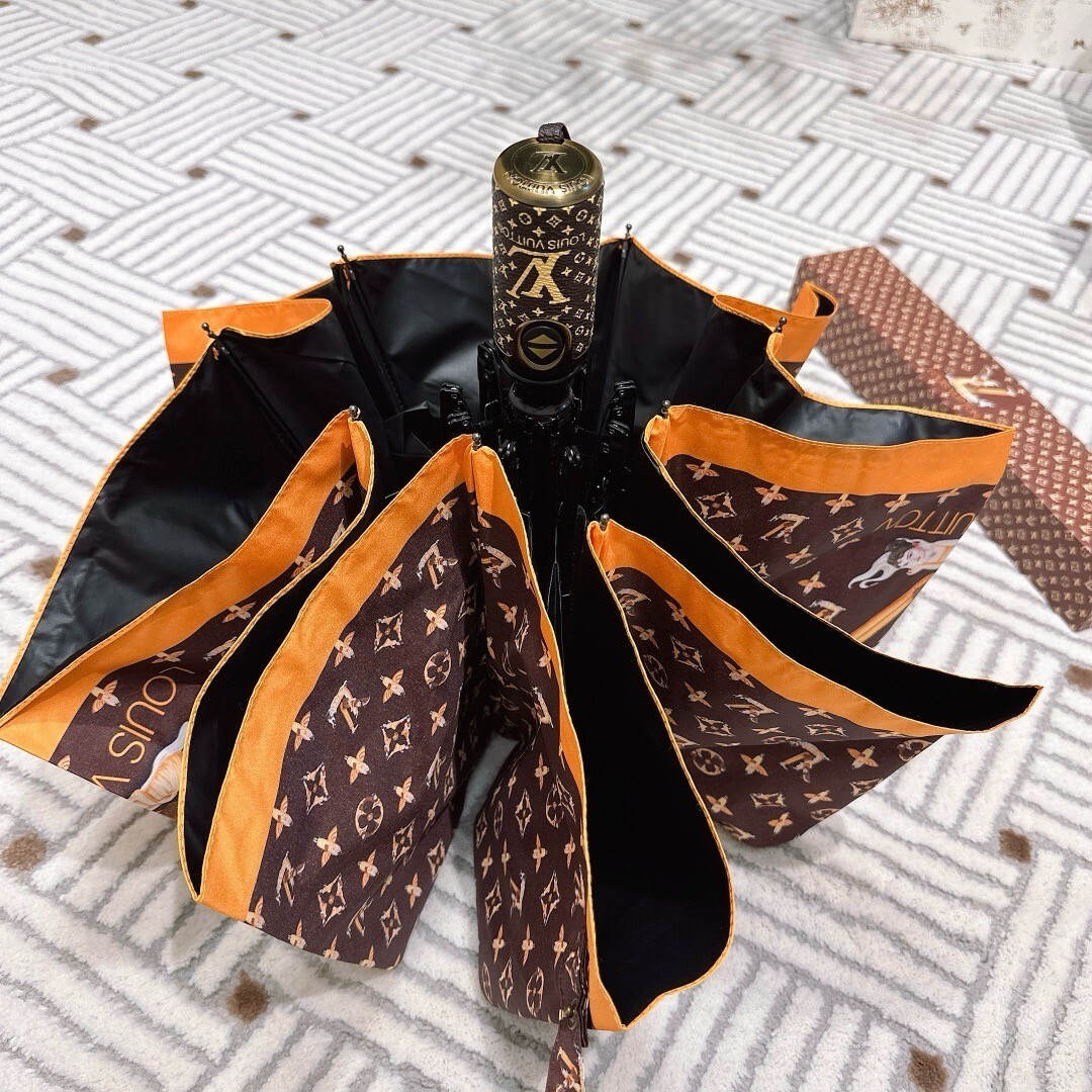 Louis Vuitton Monogram Automatic Folding Umbrella Outdoor