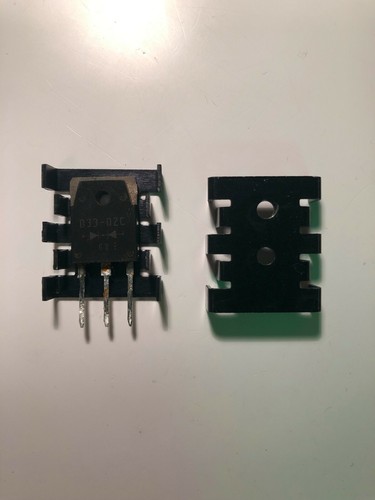 Aluminium light TO-247 heatsink 30x25x8mm DIY radiator, cooler x 2 pcs - Imagen 3 de 4