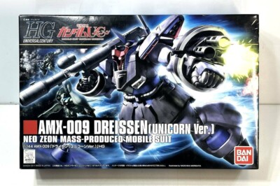 Bandai HGUC Gundam UC AMX-009 DREISSEN Unicorn Ver. 1/144 Plastik Modellbausa...