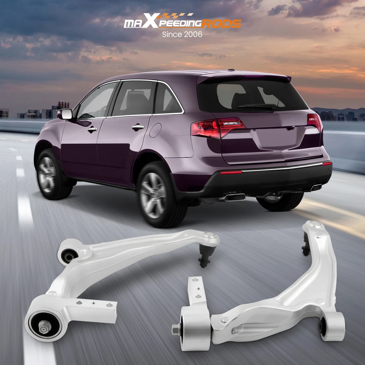 2x Front Lower Control Arm With Ball Joint Compatible For