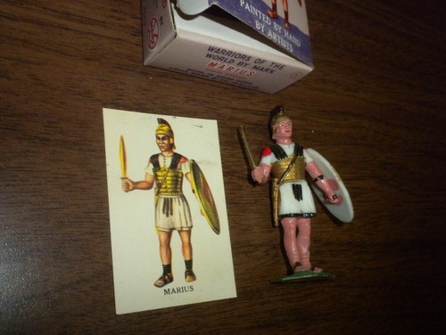 WARRIORS OF THE WORLD - MARIUS ROMAN WARRIOR w/box & card MARX - 第 5/10 張圖片