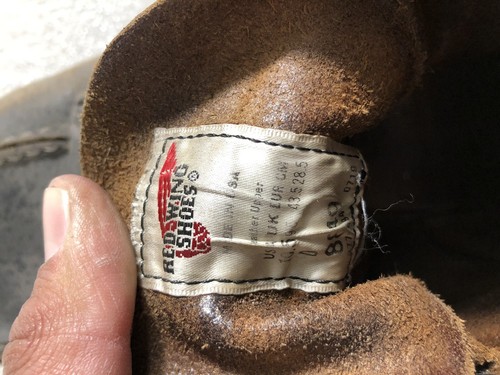 Stivali da lavoro Thrashed Red Wing 8849 mocassino nero Heritage US uomo 10,5D - Foto 15 di 15