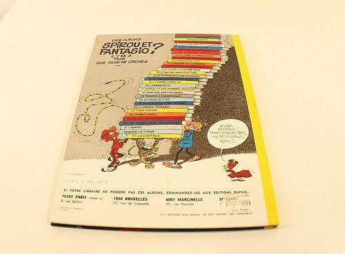 BD The Murène Reapire SPIROU Fantasio Square Spine Yellow 1978 Franquin Dupuis - Picture 8 of 9