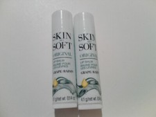 Avon Skin so Soft Original Lip Balm with jojoba oil 2 Grape Scent Free Shipping
