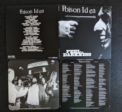 Poison Idea 2024 FEEL THE DARKNESS Remaster GRAY VINYL Limited To 100 NEW - Picture 3 of 6