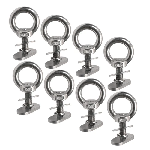 M6x26 Slot Channel Eye Nuts T Bolts Slider Rhino Thule Yakima Roof Rack 8set