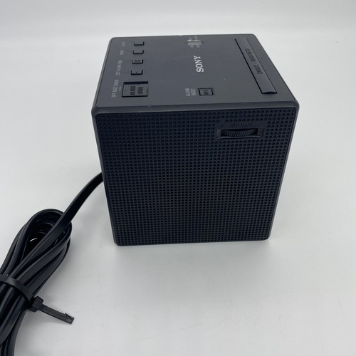 Sony ICF-C1T AM/FM Alarm Clock Radio with Mirrored Face Black - Picture 5 of 5
