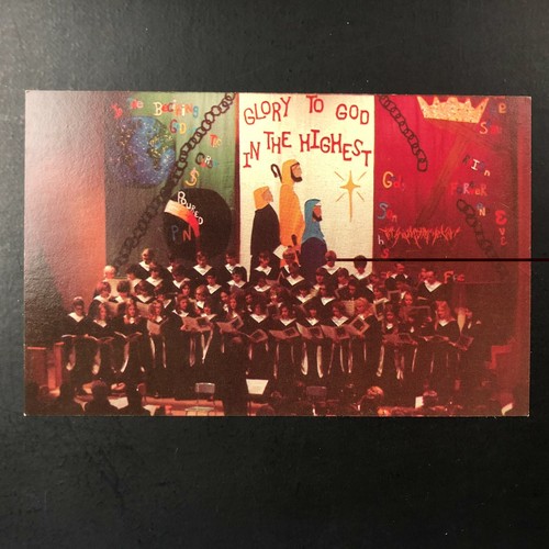 Minneapolis,MN Postcard Association Free Lutheran Bible School Choral Club Choir - Picture 2 of 7