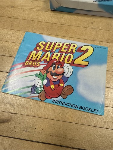 Super Mario Bros 2 NES Game W/Original Box + Manual - Picture 5 of 7