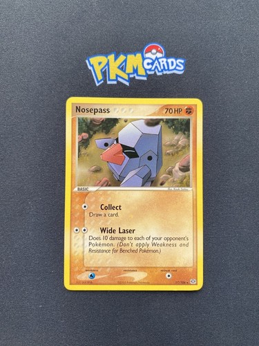 Pokémon TCG Nosepass Smaragd 17/106 Regular Rare LP. - Bild 1 von 3