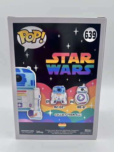 Funko POP! Star Wars - R2-D2 (Pride 23) # 639 - NEW - Picture 2 of 6