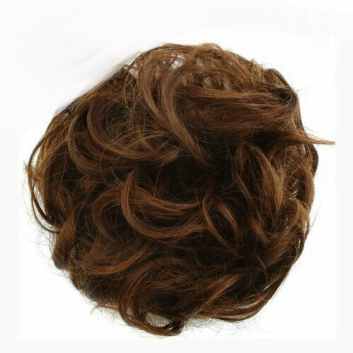 Scrunchie Haargummi Haarteil Haarverdichtung Haarknoten Dutt Zopfgummi Haarband - Bild 10 von 44