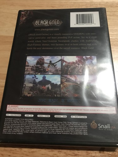 Black Gold Online: Conqueror's Edition (PC, 2014) Factory Sealed Free Shipping - Picture 4 of 9