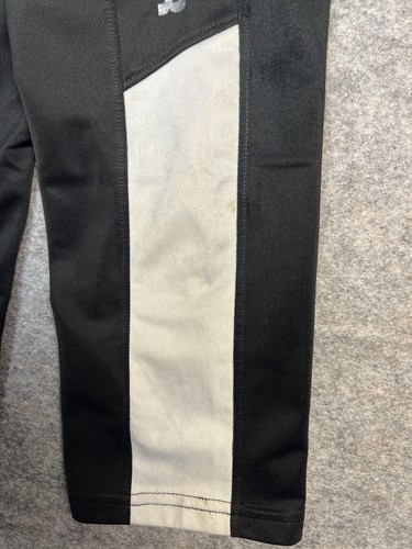 Under Armour Boys' AllSeasonGear® Youth Black & White Warm-Up Sweat Pants Sz 6 - Picture 4 of 14
