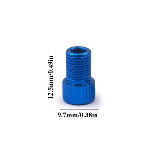 Lot Of (2) New Presta to Schrader Bike Valve Adapter MTB / Road Valve Stem@ - Picture 2 of 17