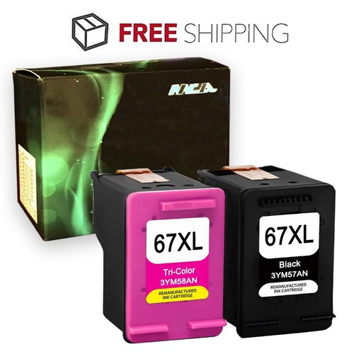 Cartuchos de tinta 67xl para impresora HP 67 XL para Deskjet 2755 4155 Envy 6000 6055 - Imagen 5 de 10