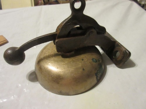 CAMPANA ANTICA VINTAGE IN OTTONE - Foto 14 di 21