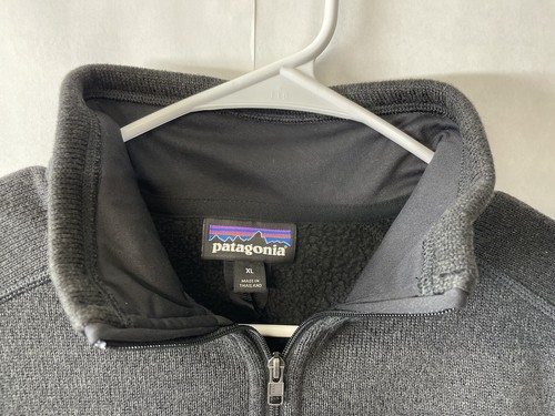 Patagonia Women's Better Sweater 1/4-Zip BLK XL Pullover STY25617 ANOMALI Logo - Picture 6 of 14